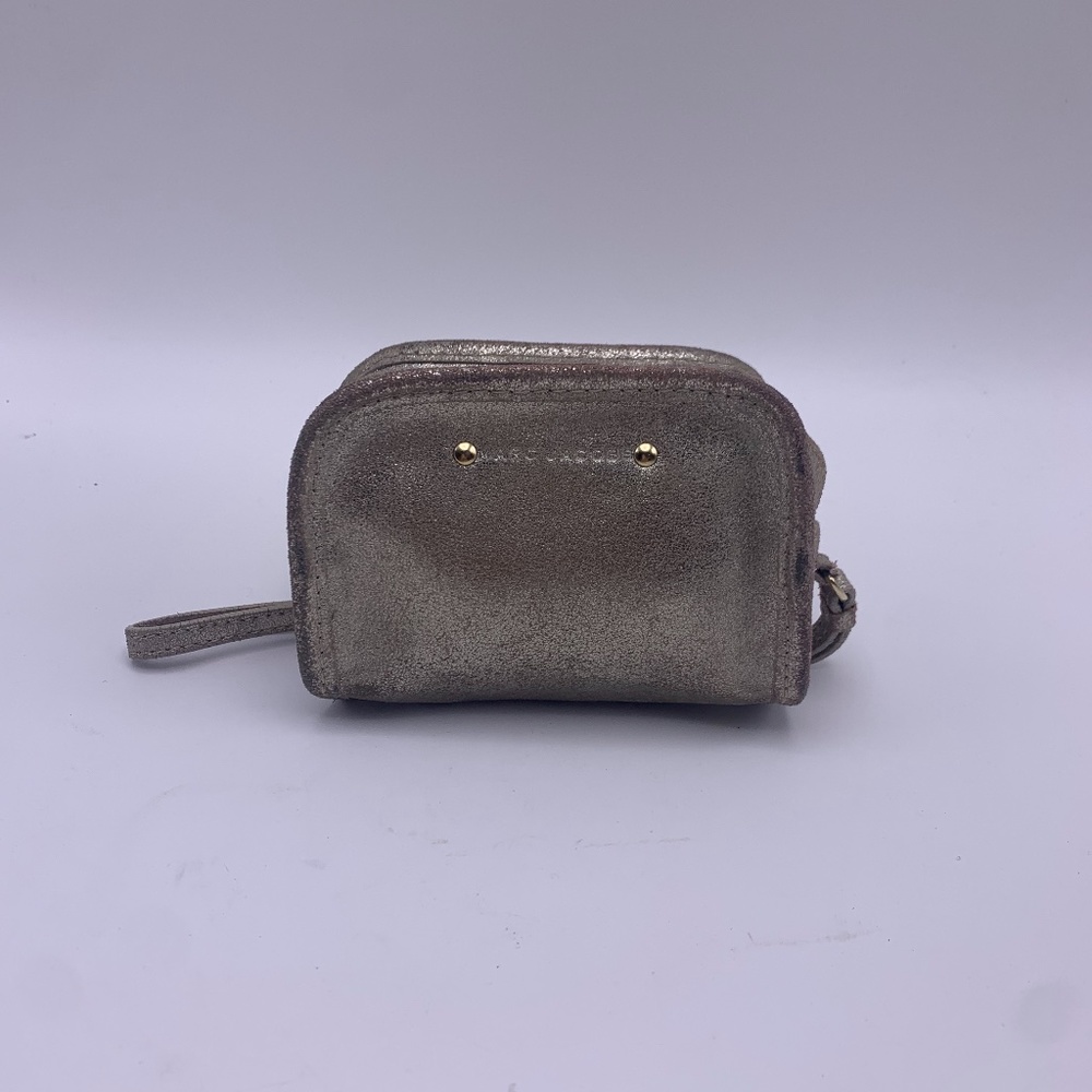 Marc Jacobs Wristlet Wallet Bag Metallic